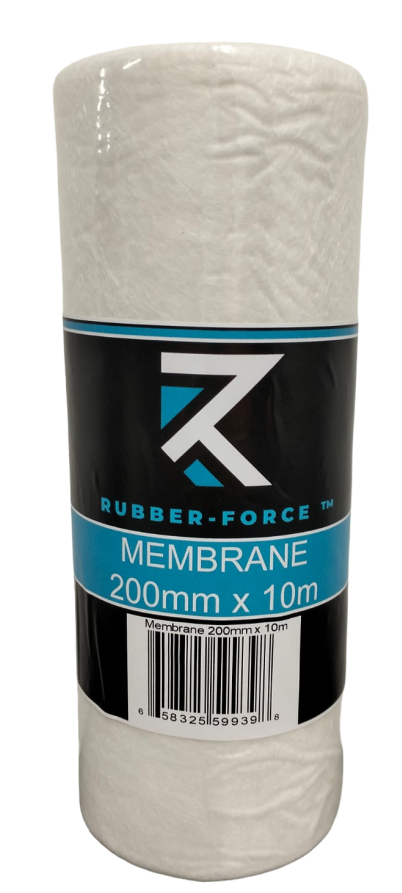 Membrane for liquid rubber